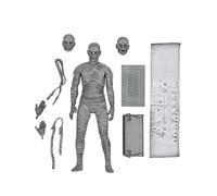 NECA Action Figure Ultimate The Mummy Universal Monsters 18 cm bianco e nero