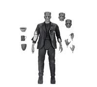 NECA Statuetta action figure Mostro di Frankenstein Ultimate Bianco e Nero 18 cm