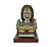NECA Head Knockers Line The Exorcist Regan in Bed Figura in resina da 14 cm con testa dondolante e letto dondolante
