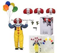 NECA Horror Action Figure Pennywise Leatherface Joker Clown Collectible Model