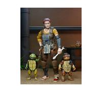 NECA TMNT LAST RONIN GRAMMY APRIL Con BABY YI E MOJA Figura In Scala 7”