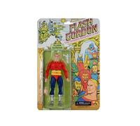 NECA King Features - Action figure in scala 17,8 cm, Flash Gordon (aspetto classico giocattolo)
