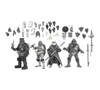 PREORDER Universal Monsters x TMNT Ultimate: TURTLES BLACK & WHITE 4pack b