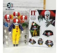 NECA Pennywise Joker 1990 Stephen King Action Figure 18Cm Halloween PVC