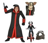 Neca Saw Toony Terrors Jigsaw Killer & Billy Tricycle Boxed Set Figure 15 Cm Arancione