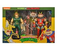 NECA - Tartarughe Ninja (cartone animato 1987) - Action Figure in scala da 17,8 cm - Bugman & Electro 2 Pack