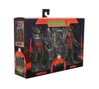 NECA Teenage Mutant Ninja Turtles 3 (Movie) - Tartarughe nel tempo, action figure da collezione in scala 1:7, Donatello e Raffaello, confezione da 2