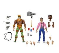 Ninja Turtles 2-Pack Rat King & Vernon 18 Cm Neca