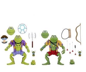 NECA Teenage Mutant Ninja Turtles TMNT Nickelodeon Rasputin & Genghis 2-Pack