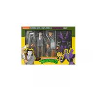 NECA Tnmt Affari Suit Jones Casey & Split Foot Soldier 7″ Action Figures - 2pk