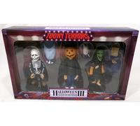NECA Toony Terrori Halloween III Trucco O Scherzetto 6 " Figura Set Di 3 Sealed