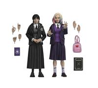 NECA Wednesday Addams & Enid Sinclair Nevermore Uniform Version Pack 2 Clothed Action Figure 20 cm Wednesday