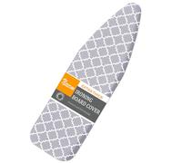 Neccom Copriasse da stiro e cuscinetto di dimensioni standard 38,1 x 137,2 cm, resiste a bruciature e macchie, con bordo elastico, resistente, extra spesso, in cotone