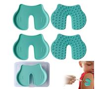 Necdeol 4 pezzi Shot Blocker per iniezioni per bambini, Shot Helper bloccanti ferite, in plastica riutilizzabile, per bambini e adulti (verde chiaro)