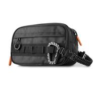 Neceser De Viaje Nylon Impermeable, Organizador Profesional Multicompartimentos, Diseño Italiano Para Cosméticos Y Vacaciones (nero,25,5 cm x 15,5 cm x 16,5 cm)