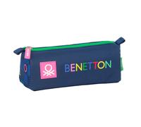 Necessaire Benetton Damero Blu Marino 21 x 8 x 7 cm