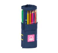 Necessaire Benetton Damero Blu Marino 7 x 20 x 7 cm 27 Pezzi