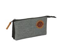 Necessaire BlackFit8 Old school Nero Grigio 22 x 12 x 3 cm