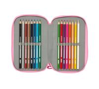 Necessaire BlackFit8 Smile Azzurro Rosa 12,5 x 19,5 x 5,5 cm 37 Pezzi