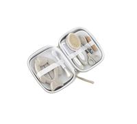 Jané set per l’igiene con necessaire, pettine, spazzola in setola naturale, forbicine, tagliaunghie, lime, spazzolino da denti e termometro