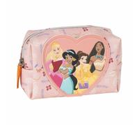 Necessaire da Viaggio Disney Princess Rosa 100 % Poliuretano 10 x 10 x 17.5 c