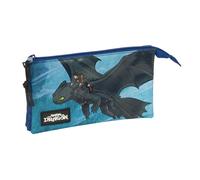 Necessaire How to Train Your Dragon Blu scuro 22 x 12 x 3 cm