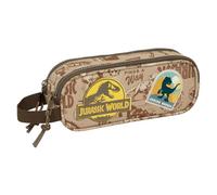Safta Jurassic World, astuccio doppio multicolore