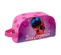 Necessaire per la Scuola Lady Bug Fucsia 26 x 16 x 9 cm