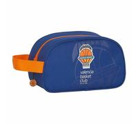 Necessaire per la Scuola Valencia Basket M248 Azzurro Arancio 26 x 15 x 12 cm