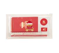 Necessaire Safta Rosso 22,5 x 10,5 x 1 cm