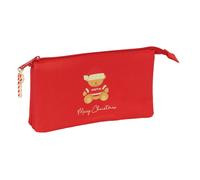 Necessaire Safta Rosso 22 x 12 x 3 cm