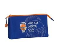 Necessaire Valencia Basket M744 Azzurro Arancio [22 x 12 x 3 cm]