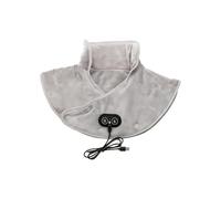 Neck and Shoulder Heating Pad, Electric Vibration Massager with Auto Shut-Off, Ergonomic Heated Wrap for & Muscle Relaxation, Ideal for Women, Men, Elderly, Home, Office, and Daily Use