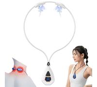 Neck and Shoulder Massager with Heat,back and Neck Massager with Heat,Neck Hot Massager, 5 Modes and 15 Intensity Levels, EMS Neck Acupuncture Point Massager-A
