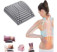 Neck & Back Stretcher, Refresh Back Stretcher, Neck and Back Stretcher, Lumbar Stretcher (Color : Grey)