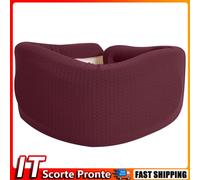Neck Brace Neck Support Sponge Neck Support Collar for Women Men (Black)
