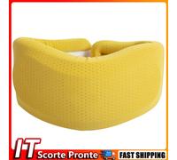 Neck Brace Neck Support Sponge Neck Support Collar for Women Men (Wine Red)
