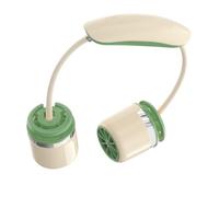 Neck Cooling Fan - Double Head Wearable Adjustable Cooling System | Rechargeable Hands Free Personal Air Circulation Device Home Office Car Outdoor Travel Summer Sports Camping Work Kids Women Portabl