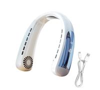 Neck Cooling Fan | Small 2400mAh 5 Speeds Digital Display | Rechargeable Ha