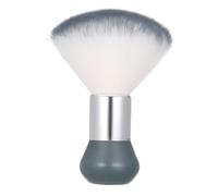 NECK DUSTER BRUSH NAIL ART DUST REMOVER LARGE NAIL POWDER BRUSH HAIR CLEANING BRUSH FOR REMOVING HAIR ON MULTI-FUNCTIONAL MAKEUP BRUSH NAIL TOOL (Dark green)