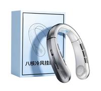 Neck Fan, 100-Speed Digital Display Rechargeable Quiet, Wearable Air Blower
