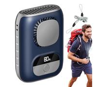 Neck Fan, Belt Clip Personal Cooler, Low Noise Wearable Cooling Gadget, Rechargeable Fan Device for Men, Women, Travel, Work, Outdoor, Indoor, Home, Kitchen, 2.87x1.18x3.82 inches