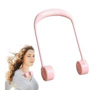 Neck Fan Cooler - 3 Speed Airflow with Bladeless Portable Fan Design, Foldable Wearable Device with Small Neck Circulator Feature, Personal Cooling Gadget, Travel Accessory for Hiking Camping Running