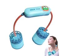 Neck Fan, Portable Hands- Cooling Device, 3-Speed Quiet Bladeless Airflow Tool for Men and Women, Ideal Personal Gadget for Office, Travel, Sport, and Reading