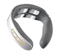 Neck Massager - 14x14cm Portable Cordless Massage Device With 6 Modes, Rechargeable And Ergonomic Design For Neck And Back Relief, Ideal For Men, Women, Adults, Wife, Husband, Mom, Dad