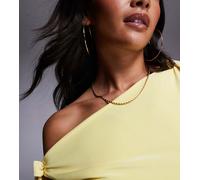 Neck On The Line - Catenina stile corda da 3 mm placcata oro No Size