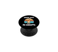 Neck Out Be Giraffe Fun Le giraffe sono fantastiche PopSockets PopGrip Adesivo