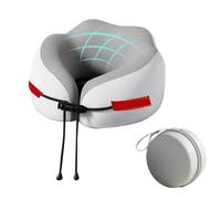 Neck Pillow Airplane - Memory Foam Neck Rest | Travel Necks Pillows for Airplanes | Ergonomic Head Support Memory Foam Cushion for Sleeping Napping Adults Kids Long Train Home Car Work