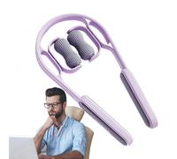 Neck Roller, Manual Cervical Massager, Shoulder Relaxer, Trigger Point Ball, Pressure Point Massage Tool, Ergonomic Design for Work, Business, Picnic, Office Use, 15.67x9.06x1.77in