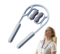 Neck Roller, Manual Cervical Massager with 8 Smooth Balls, Shoulder Relaxer and Trigger Point Pressure Massage Tool for Home, Offices, Gym and Travel, 15.67x9.06x1.77 Inches